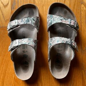 Birkenstock Womens Sydney Vegan Sandal Paisley Size 36